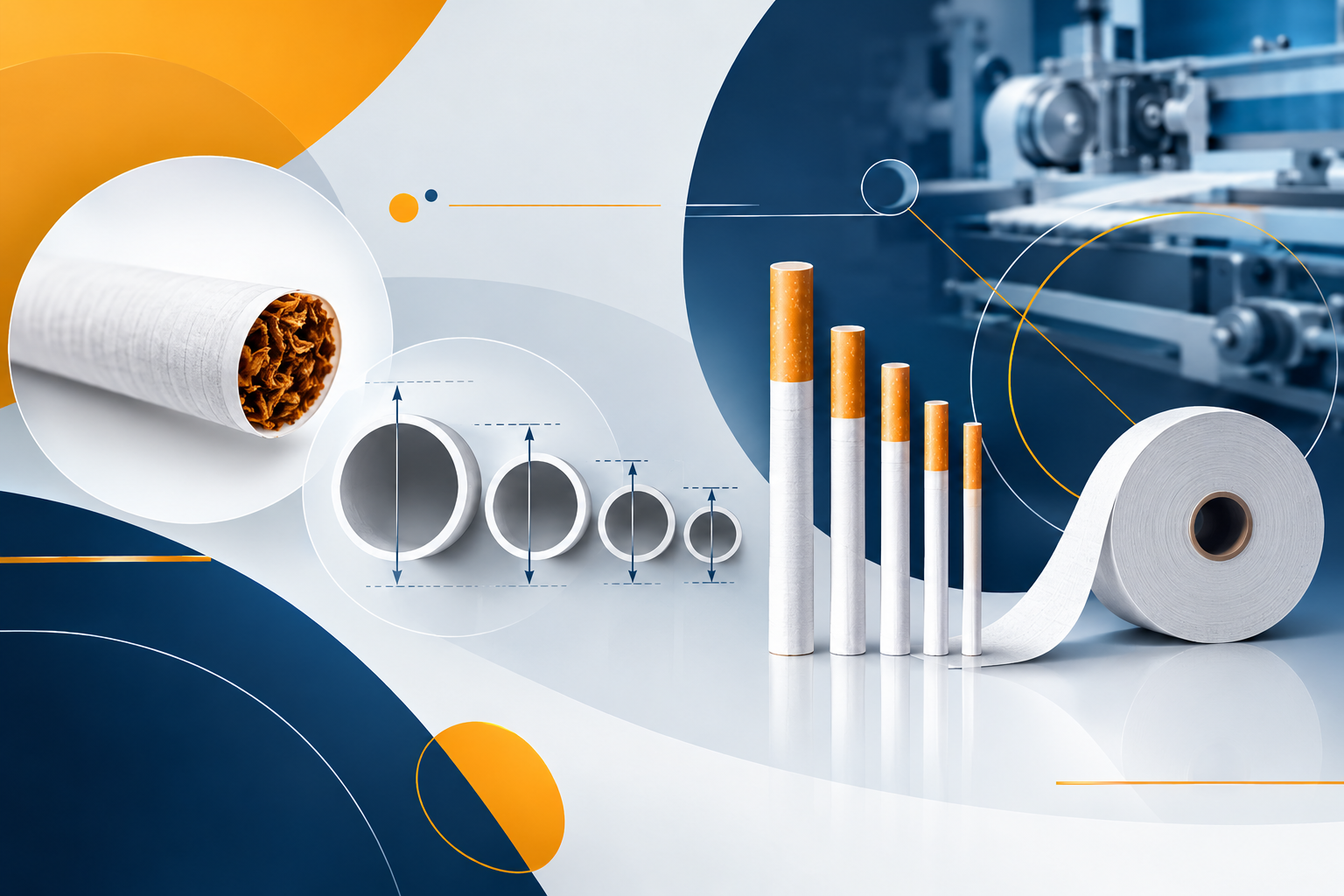 Format and diameter conversion kits for cigarette making machines